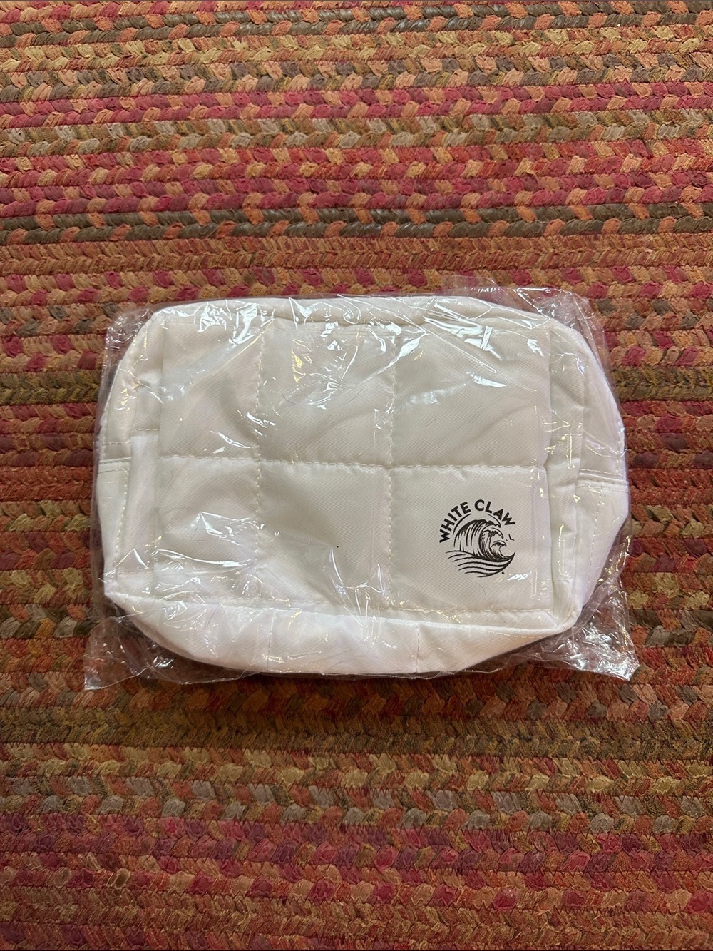 White Claw Quilted White BELT BAG FANNY PACK Pouch